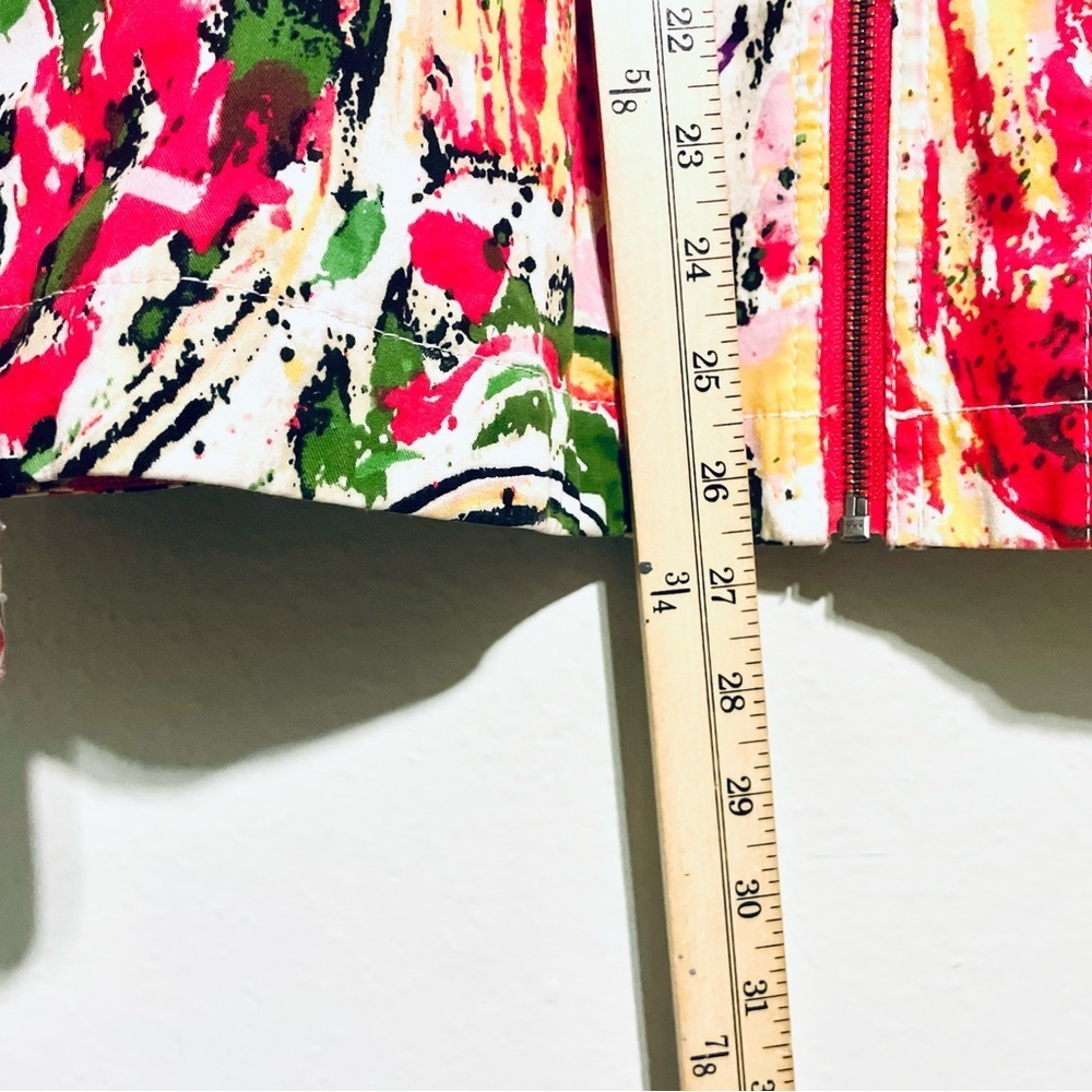 Chico's Color Splash Jacket Multicolor Full Zip Size X-Large (3) EUC - Picture 7 of 7